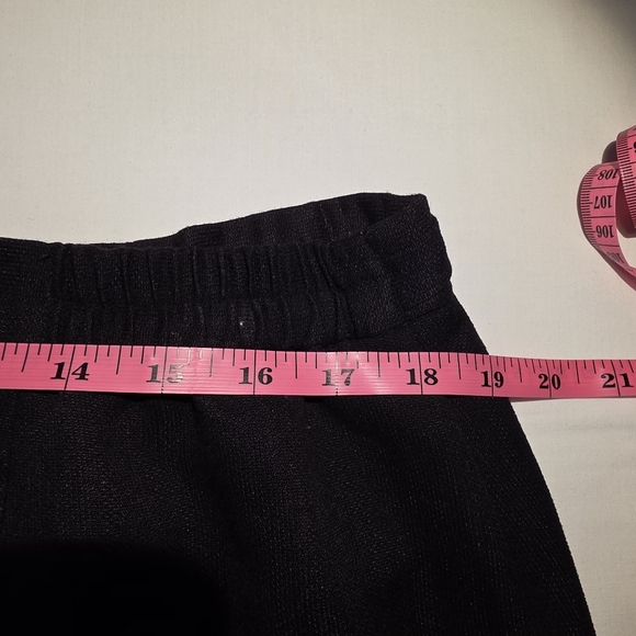 Vintage Maggie McNaughton Elegant Lined Black Pencil Midi Skirt 16 EUC - Picture 9 of 12
